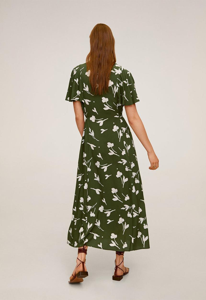 MANGO - Dress Clau - khaki