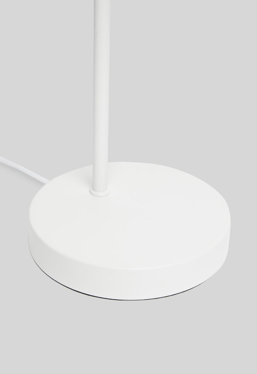 Sixth Floor - Simple side table lamp - white