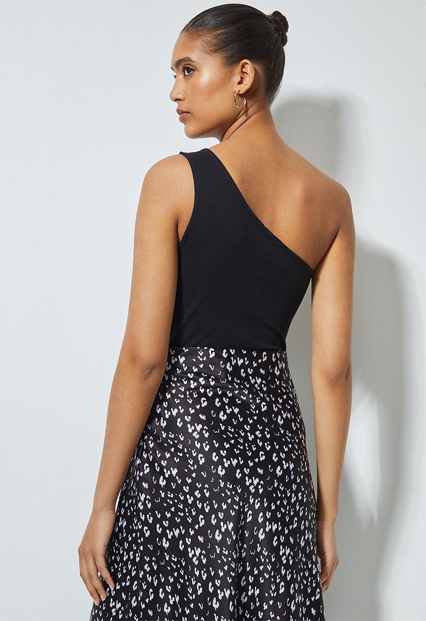 Superbalist - One shoulder bodysuit - black