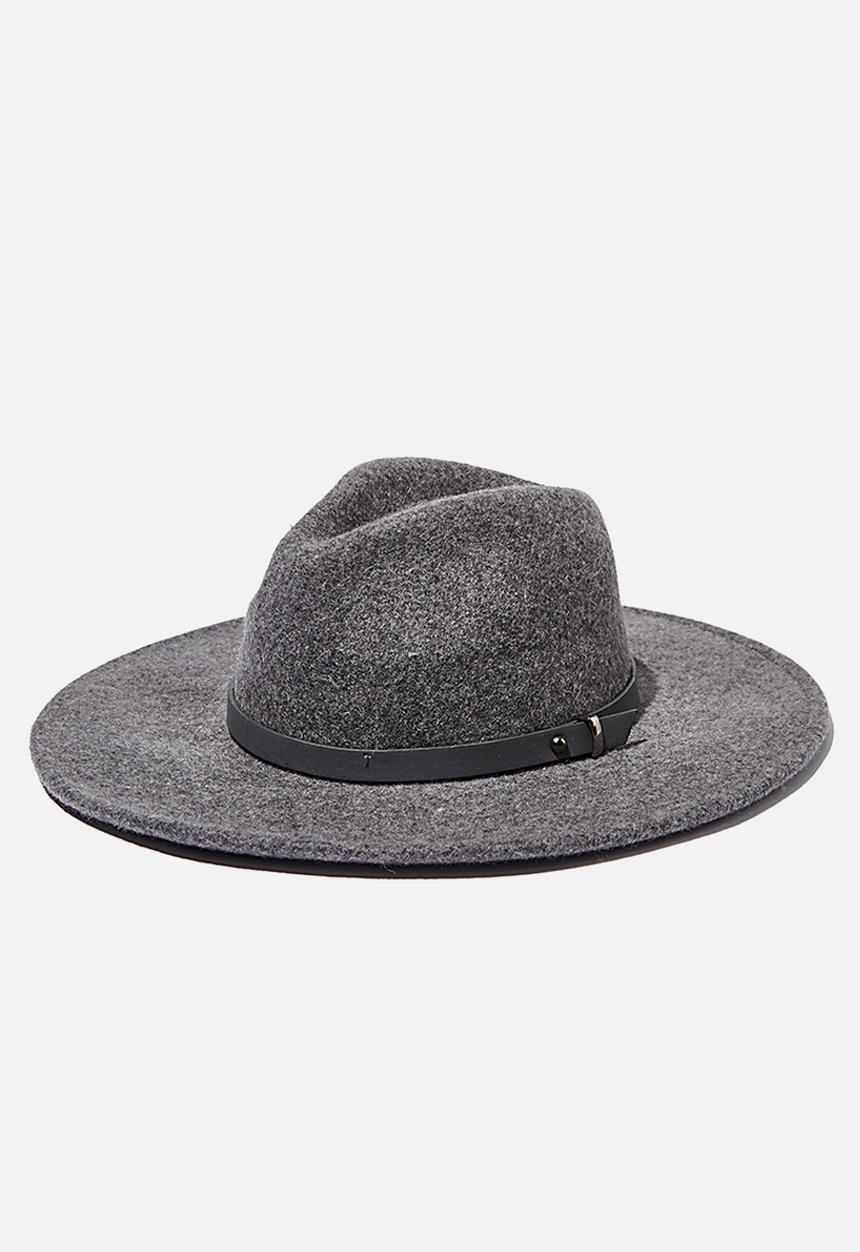 Rubi - Frankie felt panama - grey marle