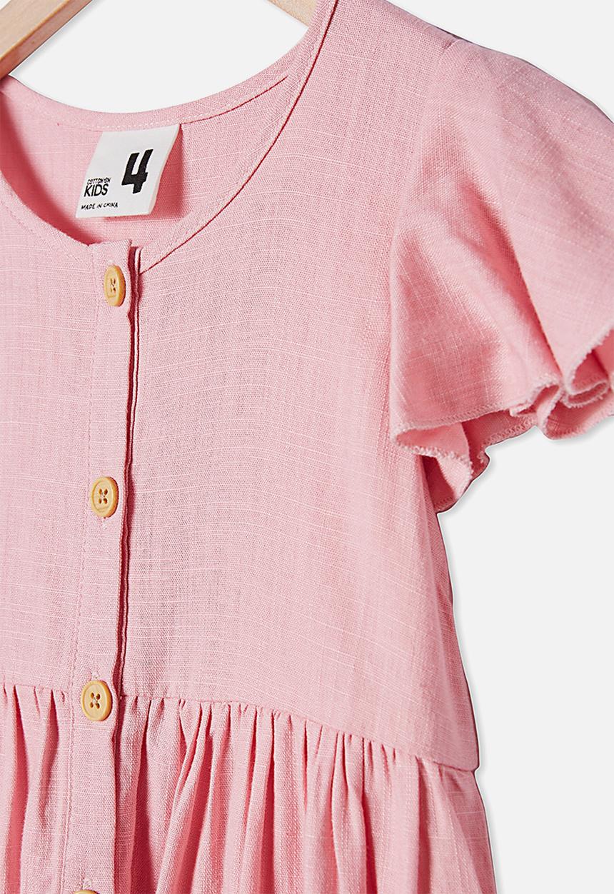 Cotton On - Vanessa short sleeve dress - marshmallow