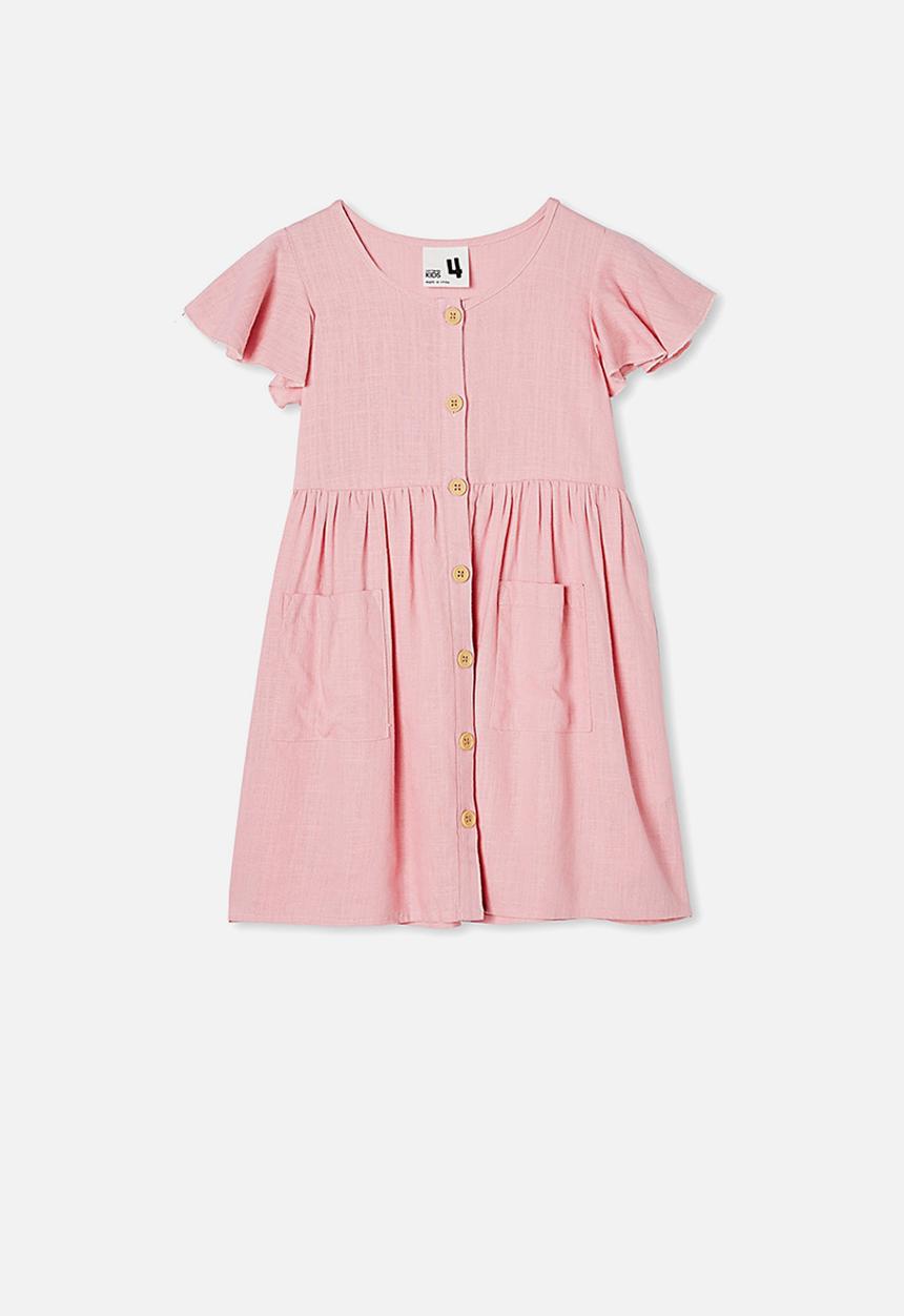 Cotton On - Vanessa short sleeve dress - marshmallow