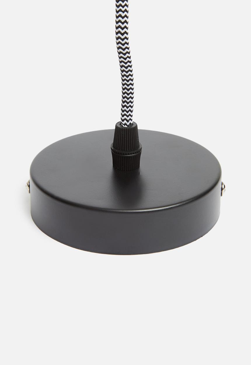 Sixth Floor - Metro pendant - black