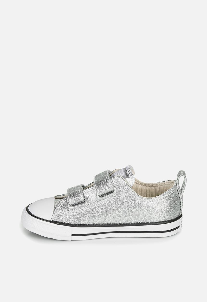 Converse - Chuck Taylor All Star 2v glitter - silver/white/black