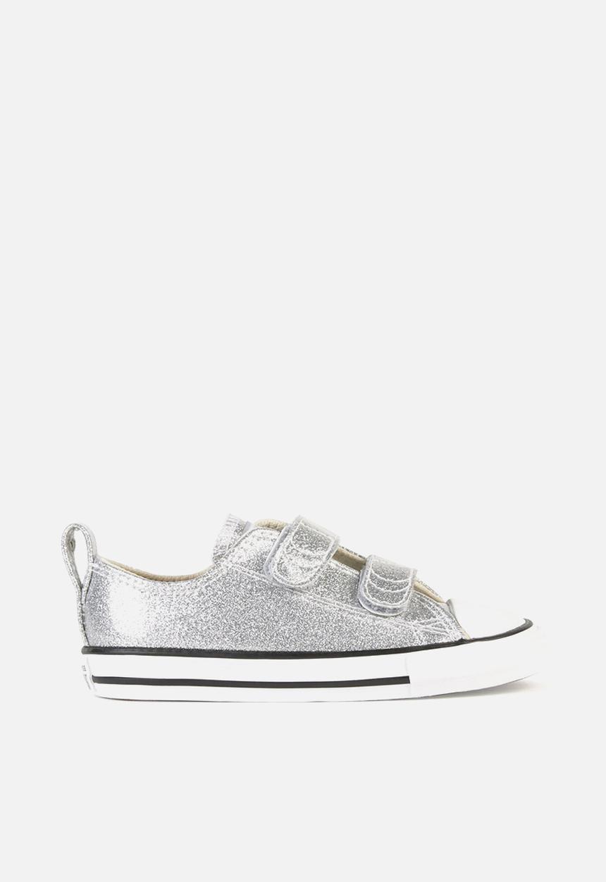 Converse - Chuck Taylor All Star 2v glitter - silver/white/black