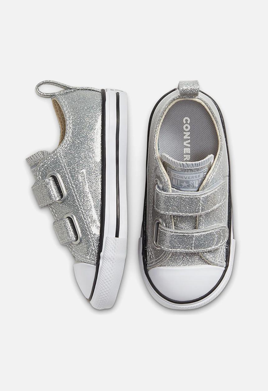 Converse - Chuck Taylor All Star 2v glitter - silver/white/black