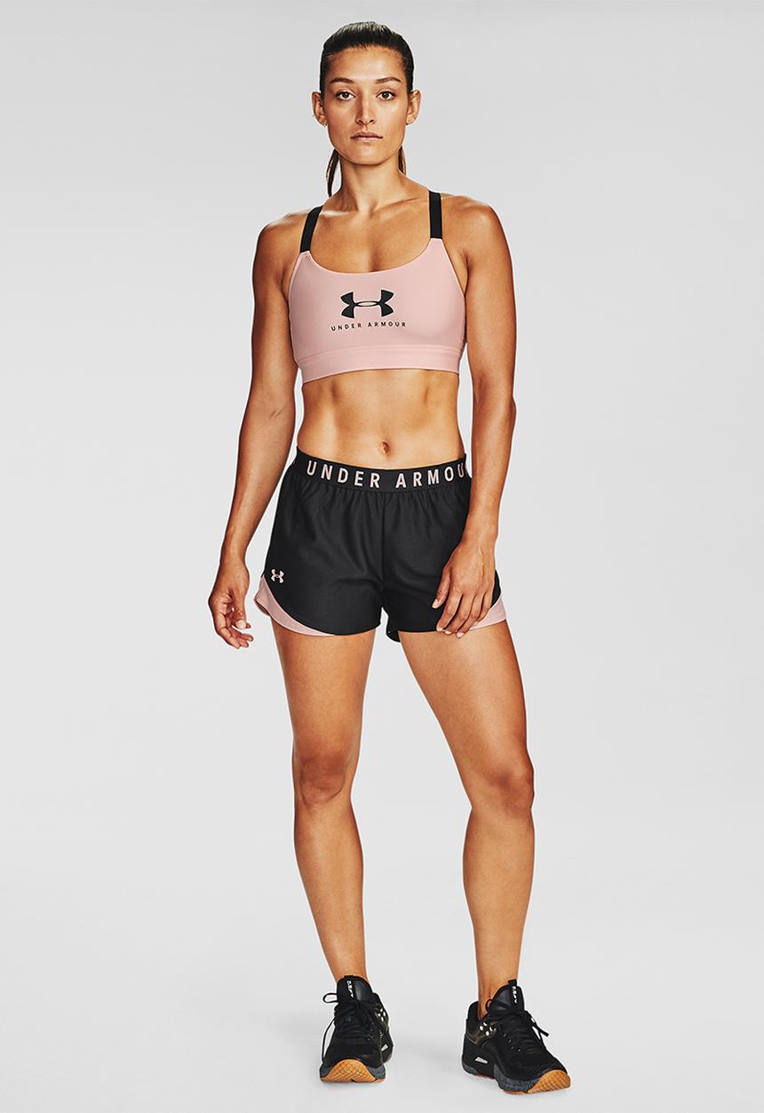Under Armour - Armour mid impact sportstyle bra - pink