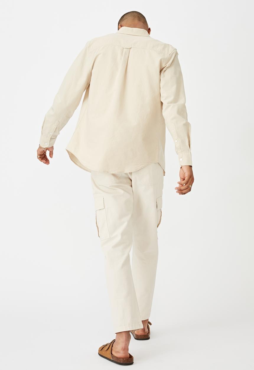 Cotton On - Brunswick shirt 3 - ecru
