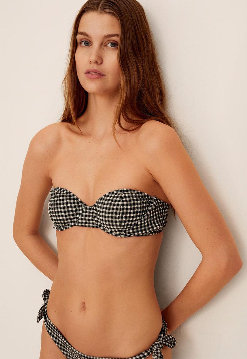 MANGO - Top alegra - black & white