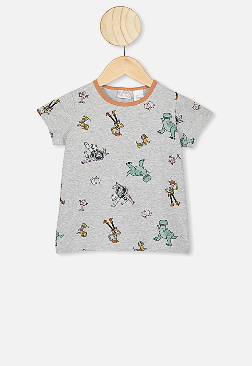 Cotton On - Hudson shory sleeve pj set - grey