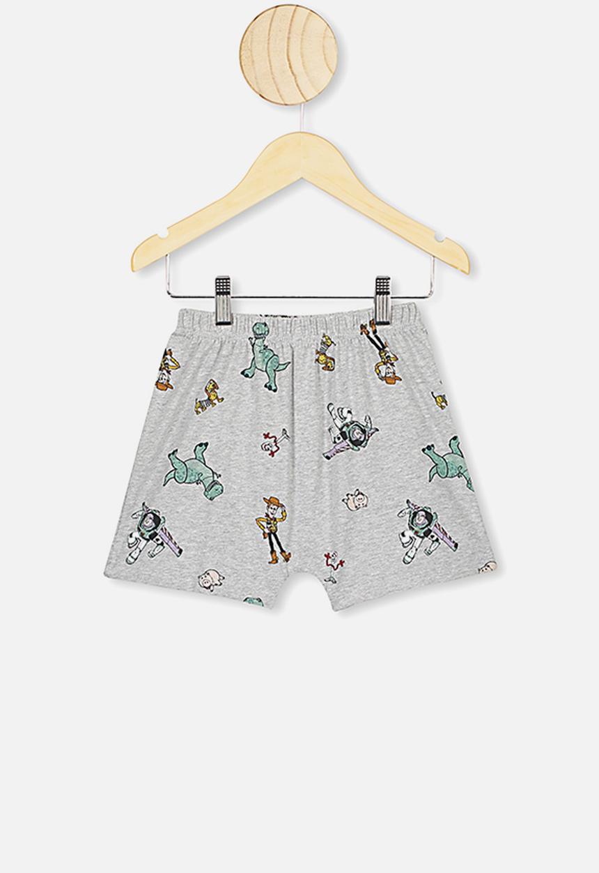 Cotton On - Hudson shory sleeve pj set - grey
