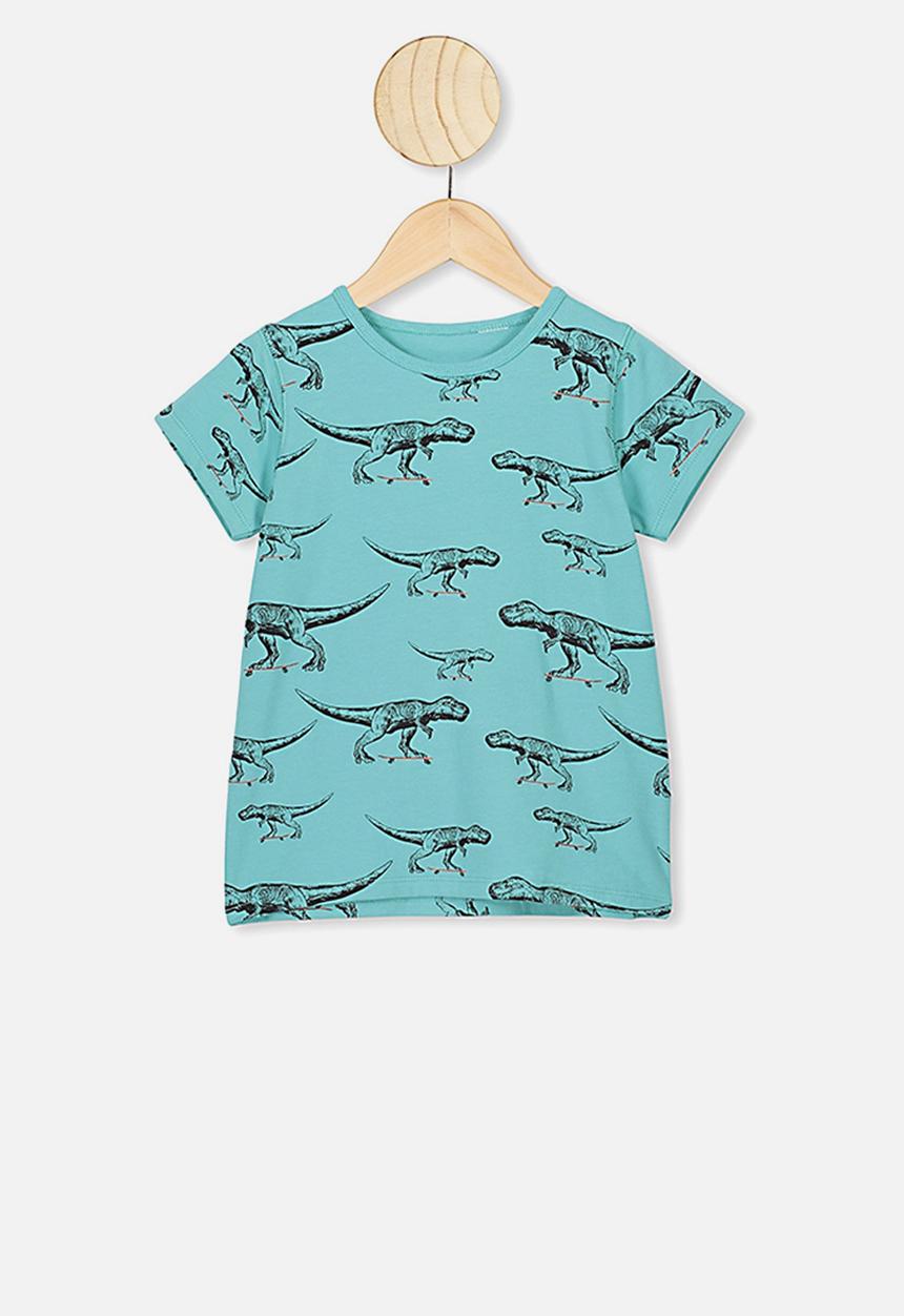 Cotton On - Hudson short sleeve pj set - blue