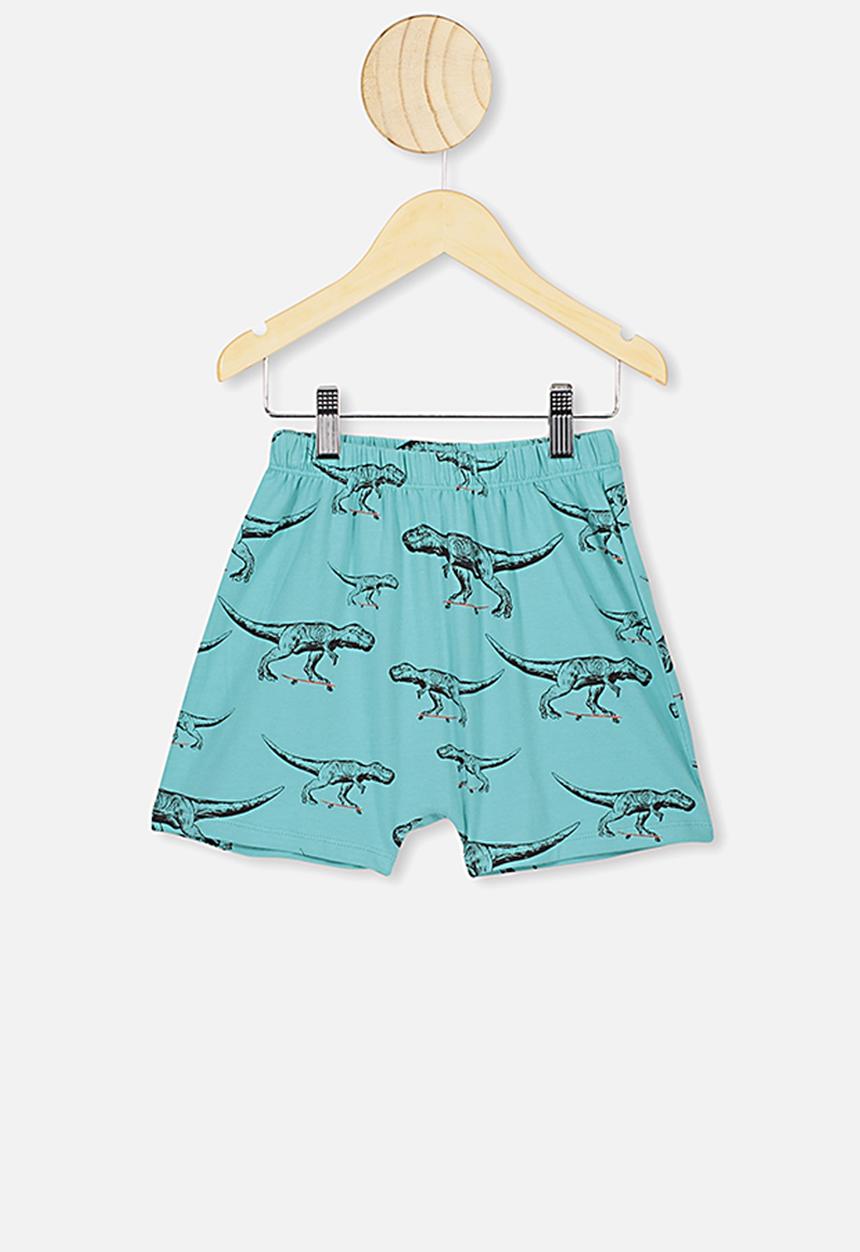 Cotton On - Hudson short sleeve pj set - blue