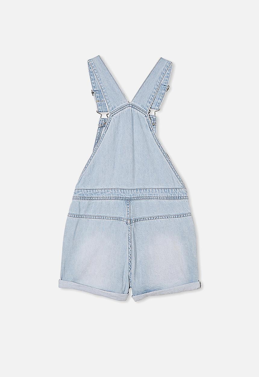 Free by Cotton On - Sophie denim shortall - blue