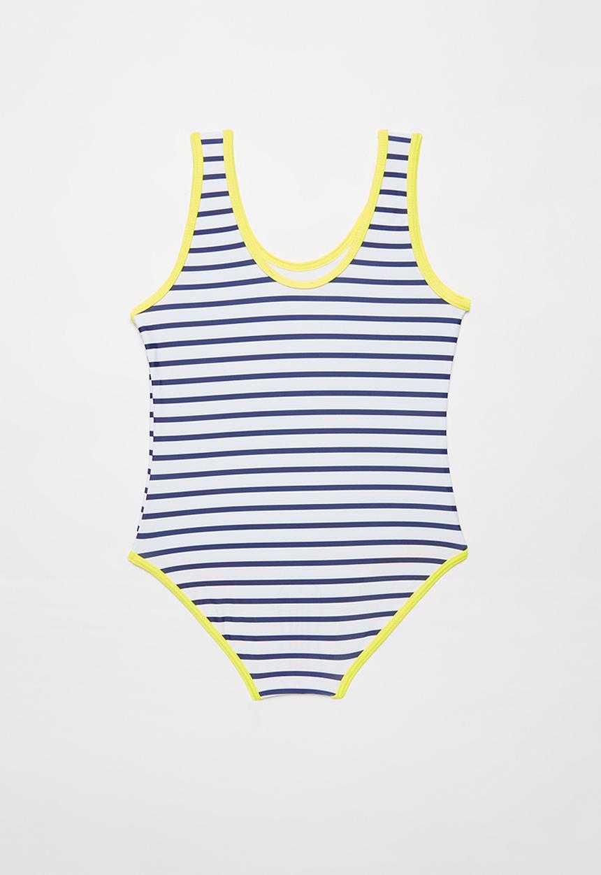 Pop Candy - Girls stripe swimsuit - multi