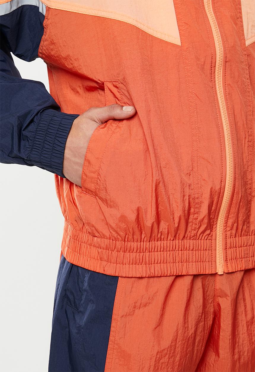 Nike - Nike sportswear he wr+ unld jacket - orange & navy 