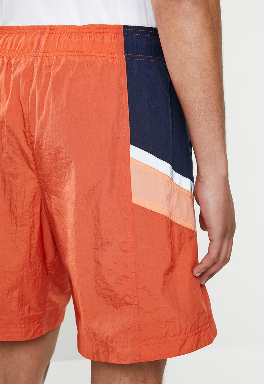 Nike - Nike sportswear he wr+ shorts - orange & navy 