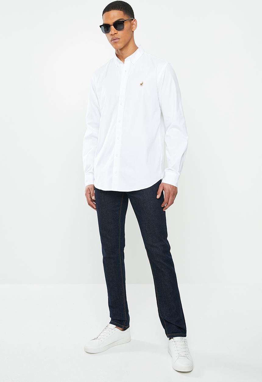 POLO - Prs Churchill oxford shirt - white
