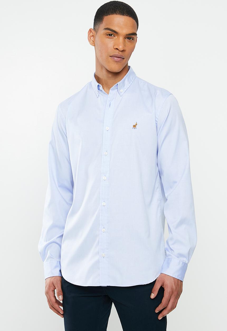 POLO - Prs Churchill oxford shirt - blue