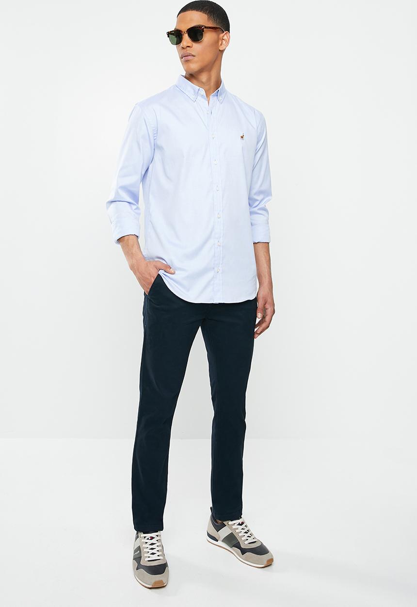 POLO - Prs Churchill oxford shirt - blue