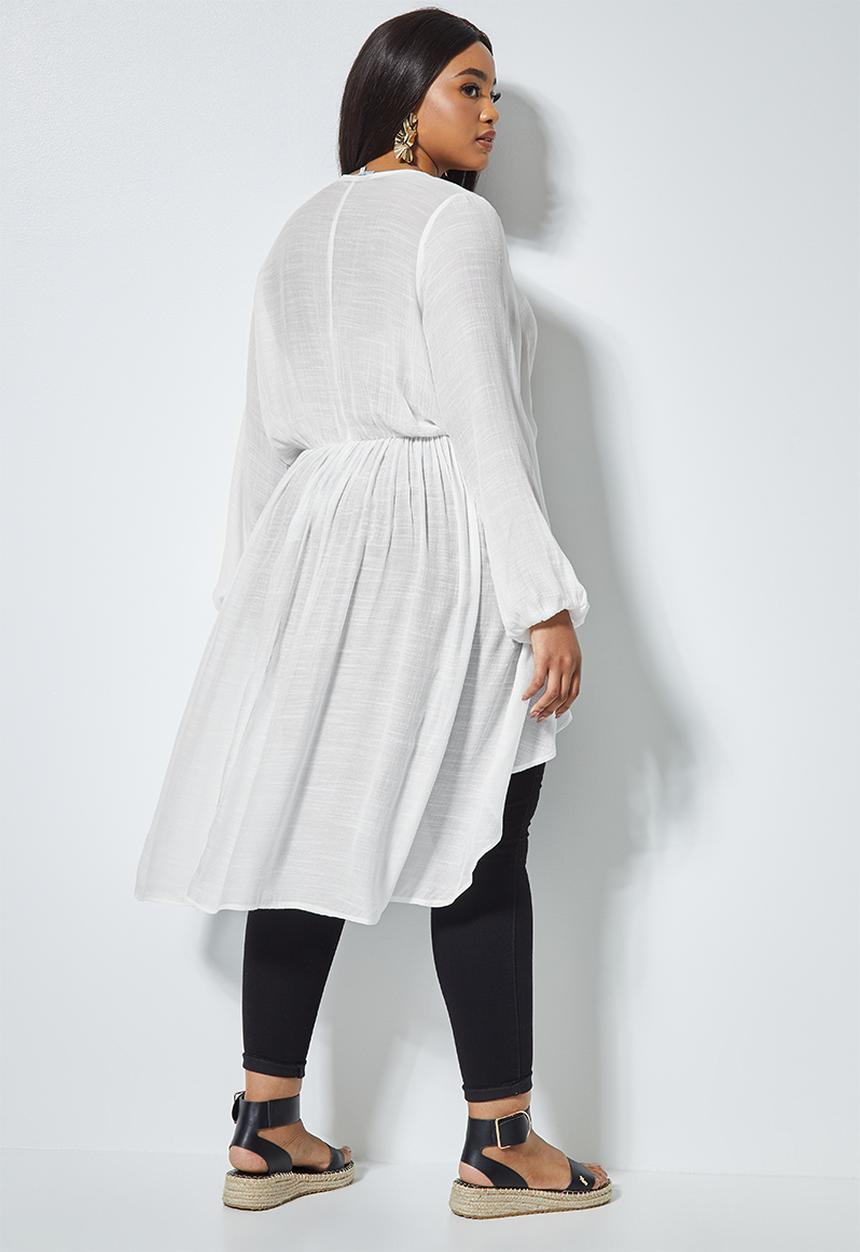 Superbalist - Hi-lo tunic - milk