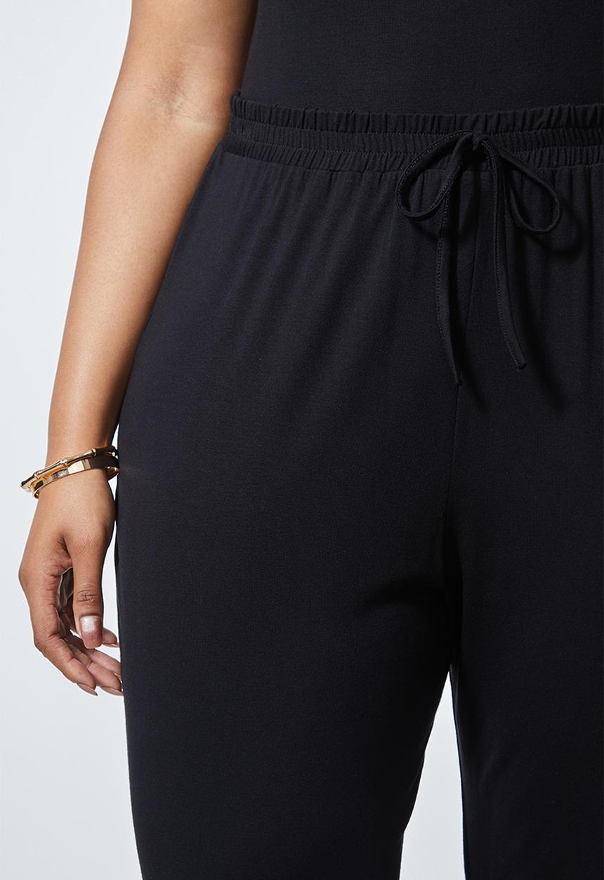 Superbalist - Plus knit jogger - black