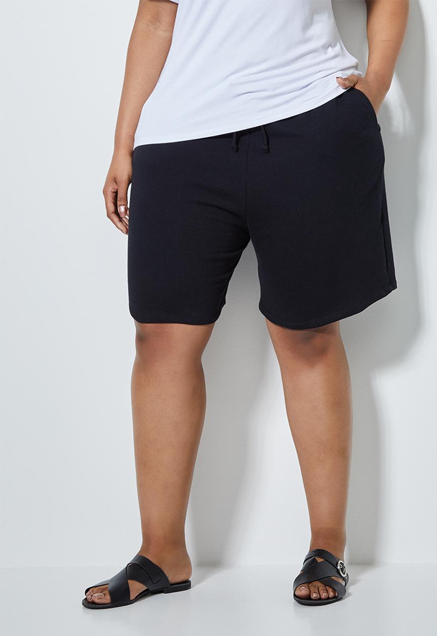 Superbalist - Longer length track shorts - black