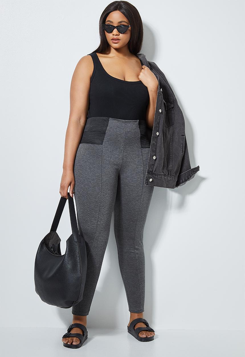 Superbalist - Premium tregging - charcoal melange