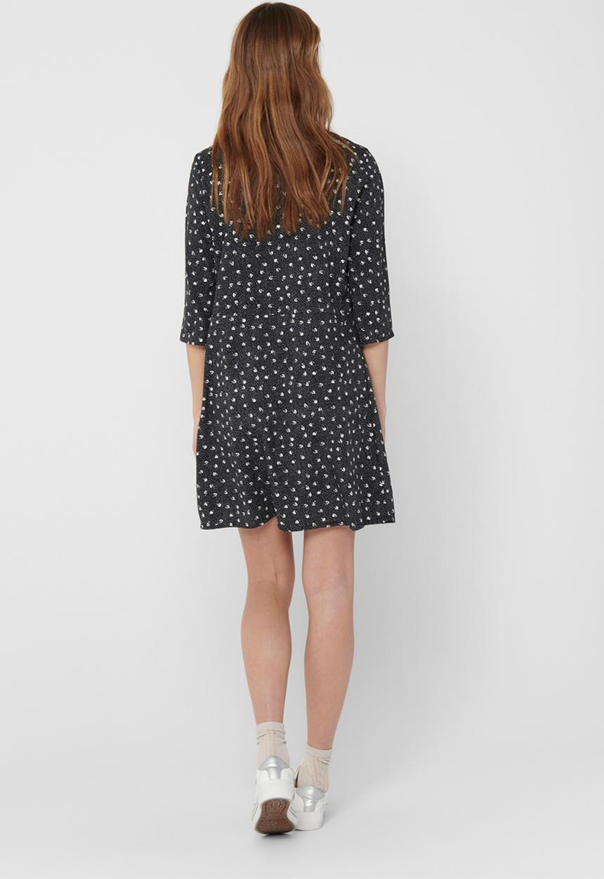 Jacqueline de Yong - Ora 3/4 dress - black