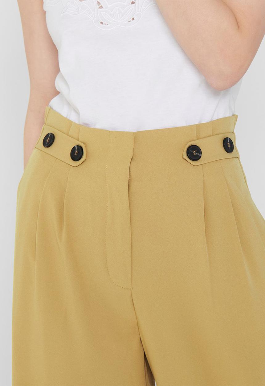 ONLY - Theia-journey life highwaist culotte - brown 