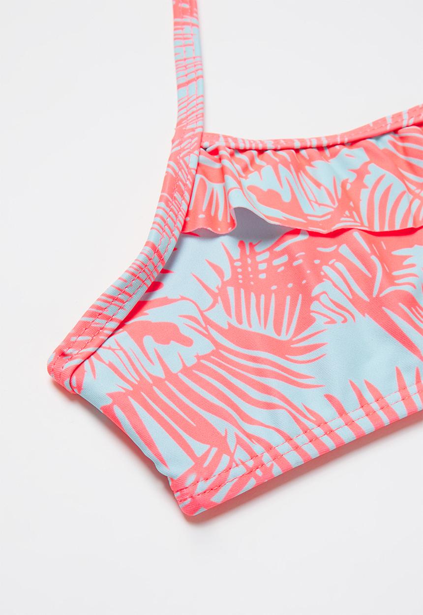 Rebel Republic - Girls bikini set - pink & white