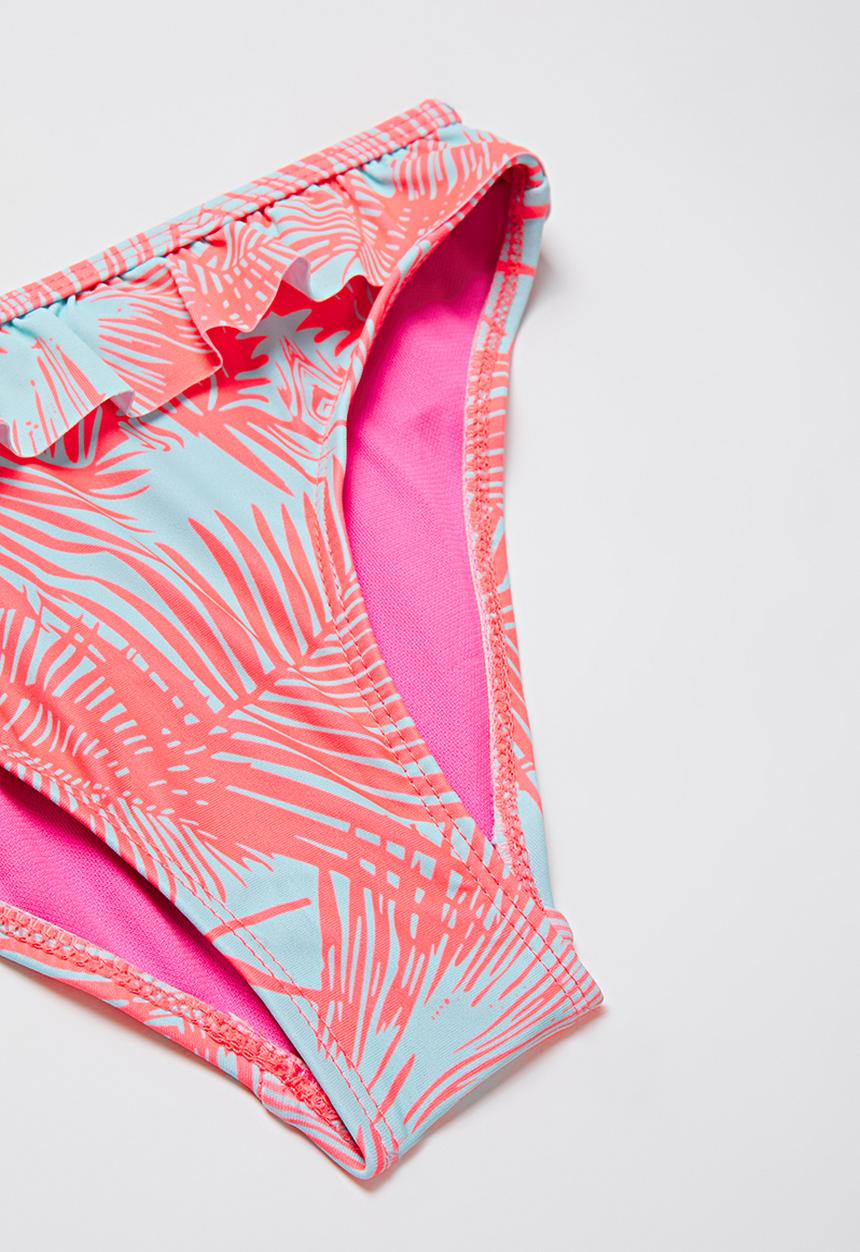 Rebel Republic - Girls bikini set - pink & white