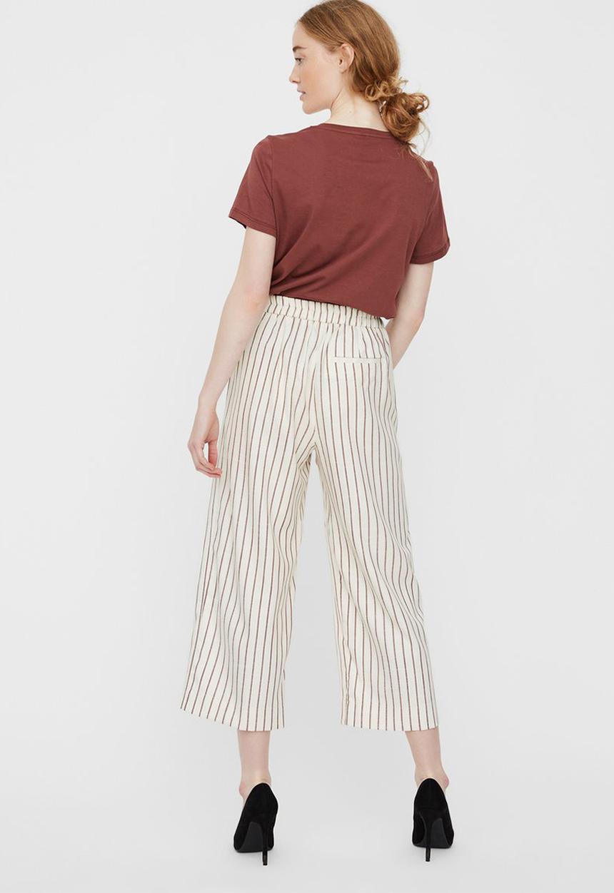 Vero Moda - Nelli culotte pant - neutral & brown