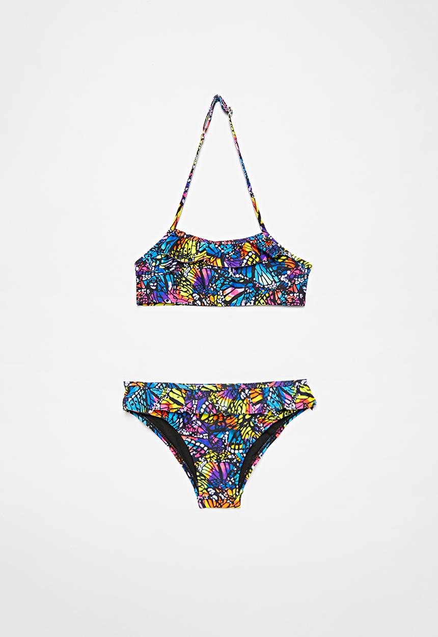 Rebel Republic - Girls printed bikini set - multi