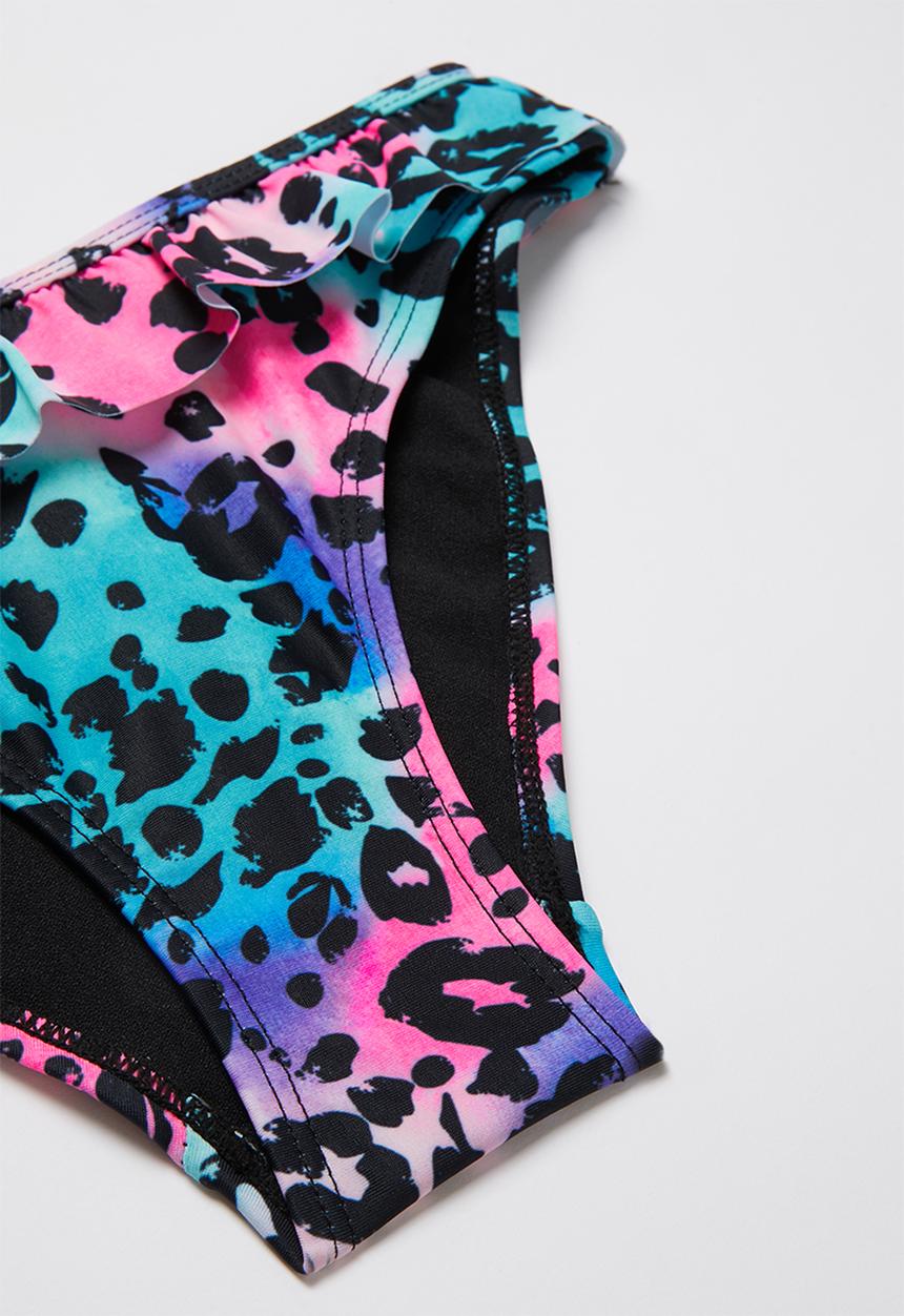Rebel Republic - Girls animal print bikini set - multi