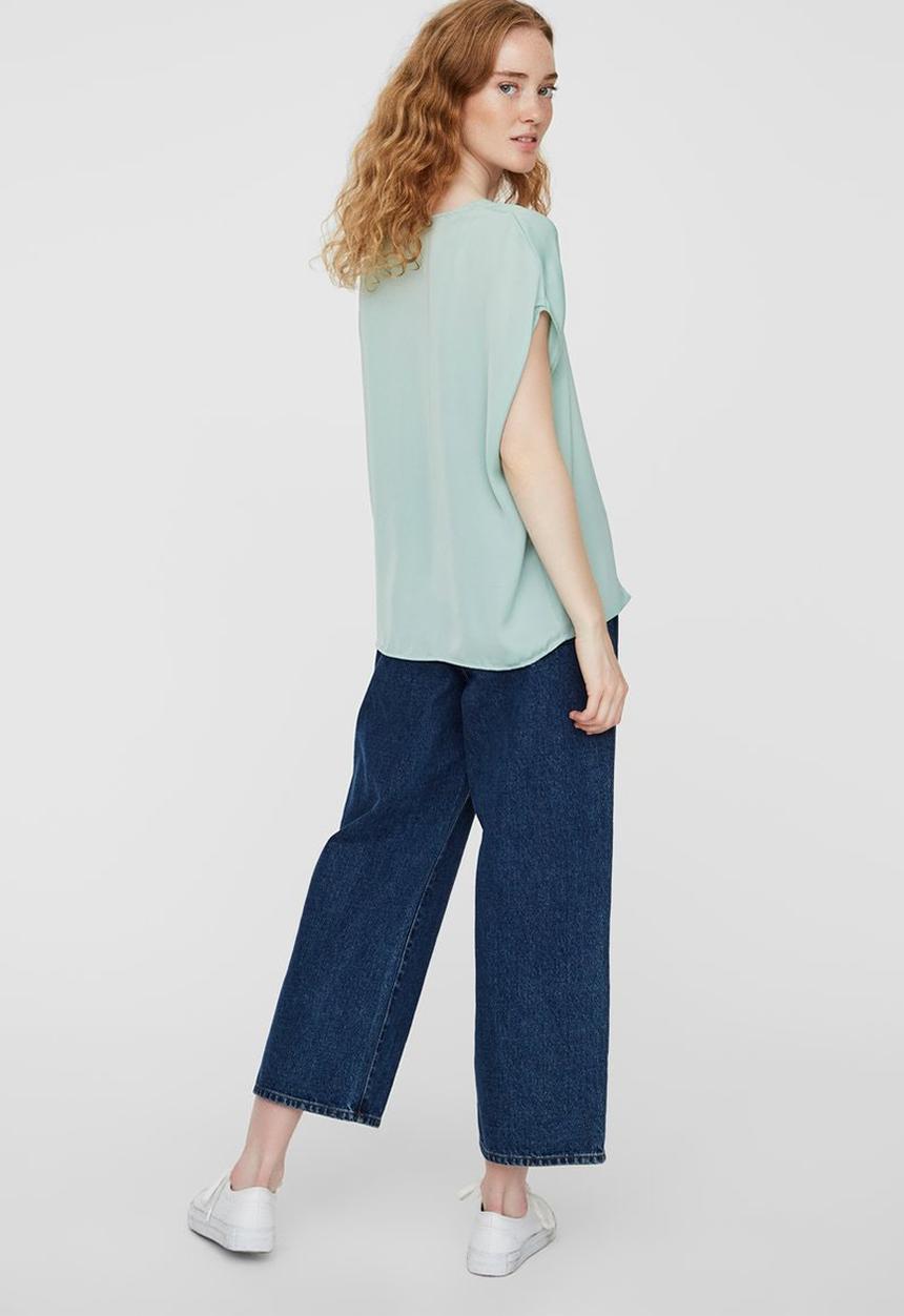 Vero Moda - Sussi short sleeve top - green
