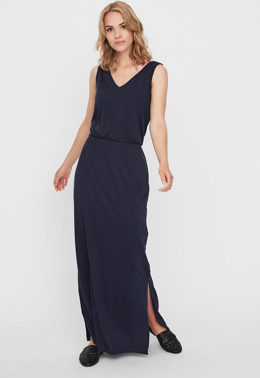 Vero Moda - Henirebecca sleeveless ankle dress - navy