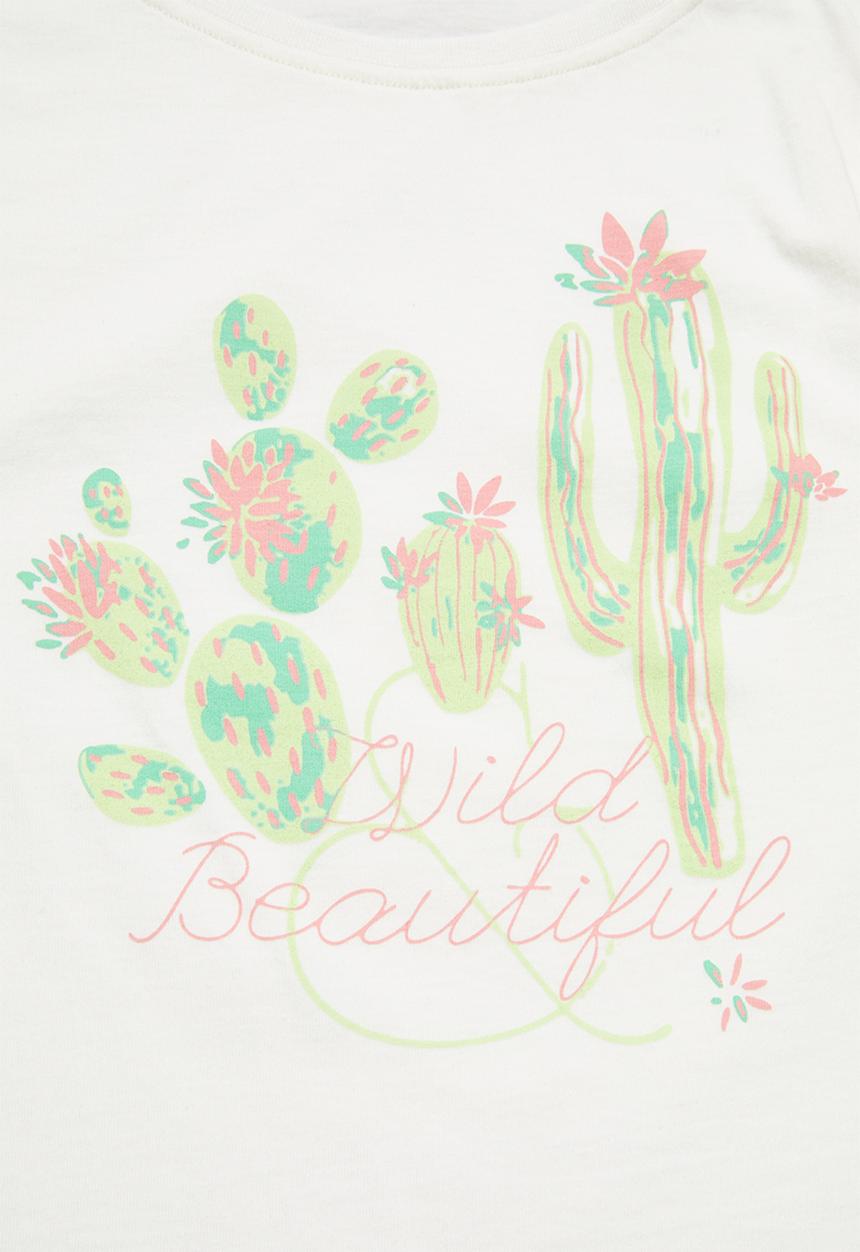 Rebel Republic - Printed tee - milk