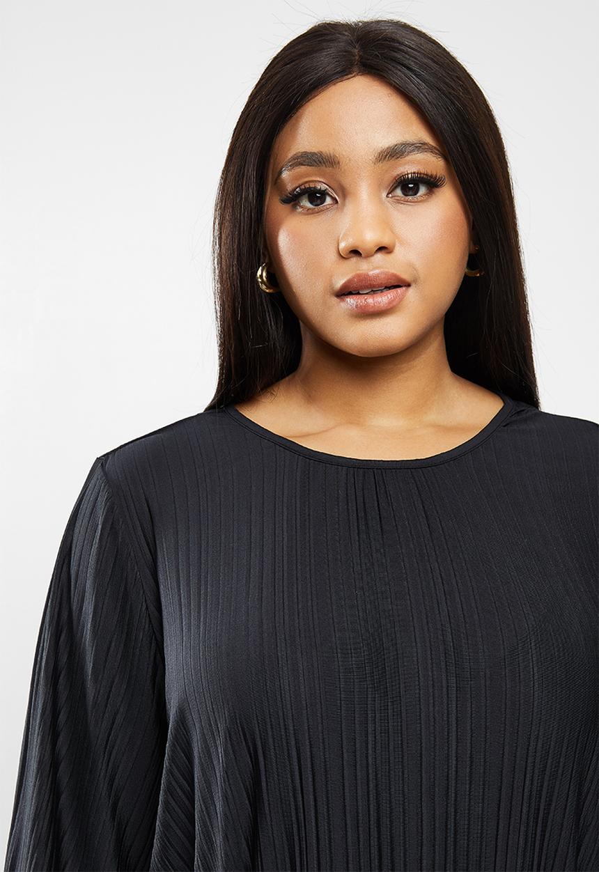 JUNAROSE - Mae 2/4 maxi dress - black