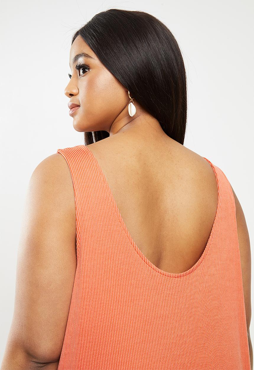 JUNAROSE - Maysin above knee dress - peach