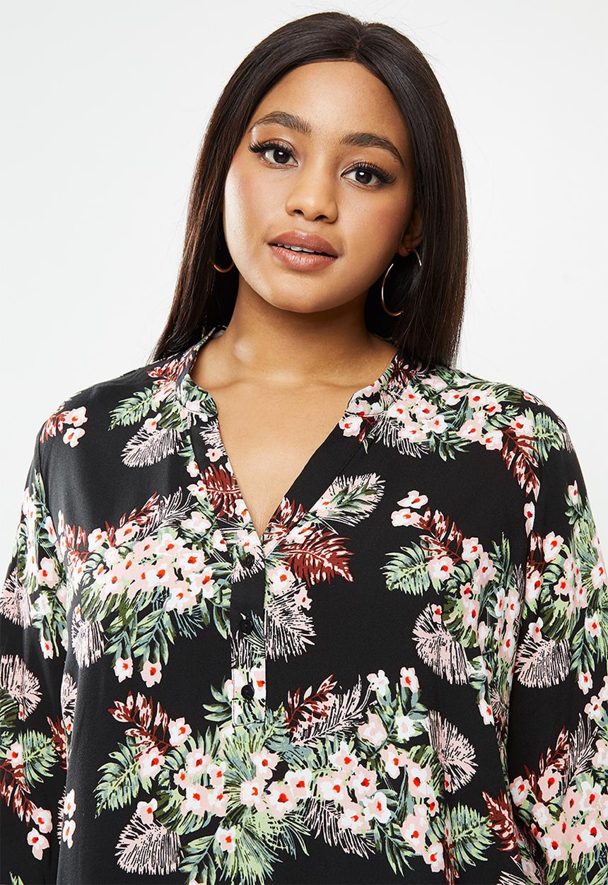 Vero Moda - Plus simply easy 3/4 tunic top - multi