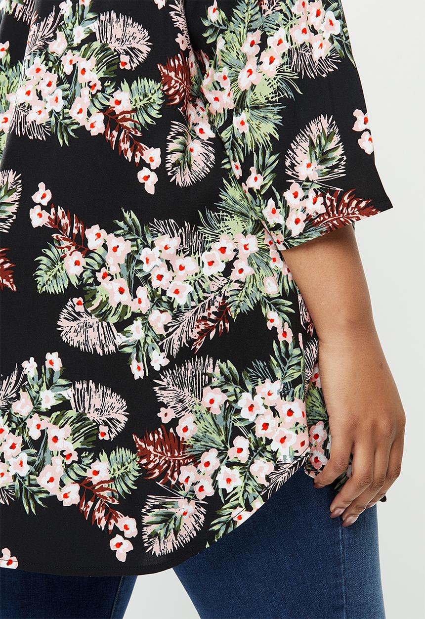 Vero Moda - Plus simply easy 3/4 tunic top - multi