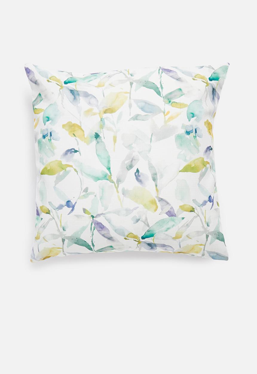 Grey Gardens - Leafy layers cushion cover - acid