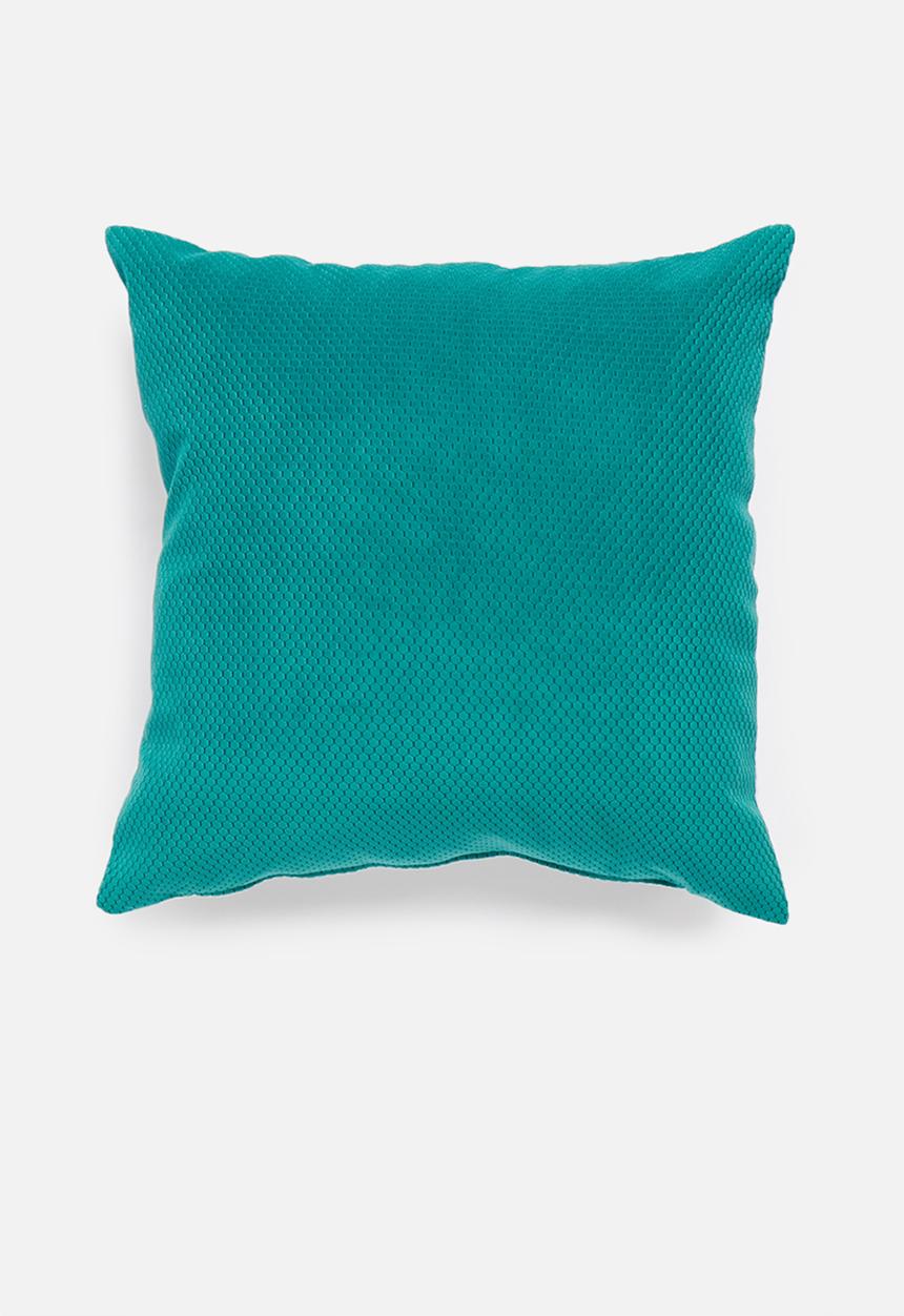 Grey Gardens - Hex cushion cover - ocean