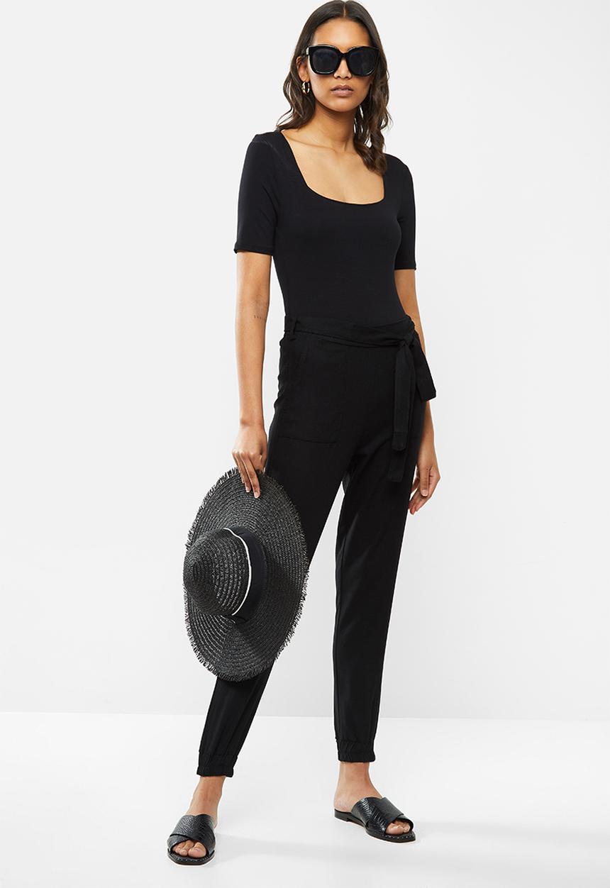 VELVET - Linen jogger pant-ivory