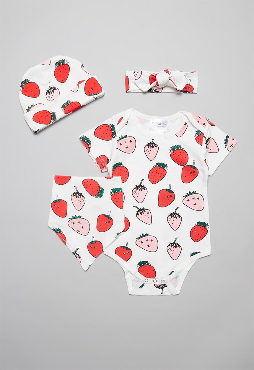 Pop Candy - Girls 4 strawberry set - multi