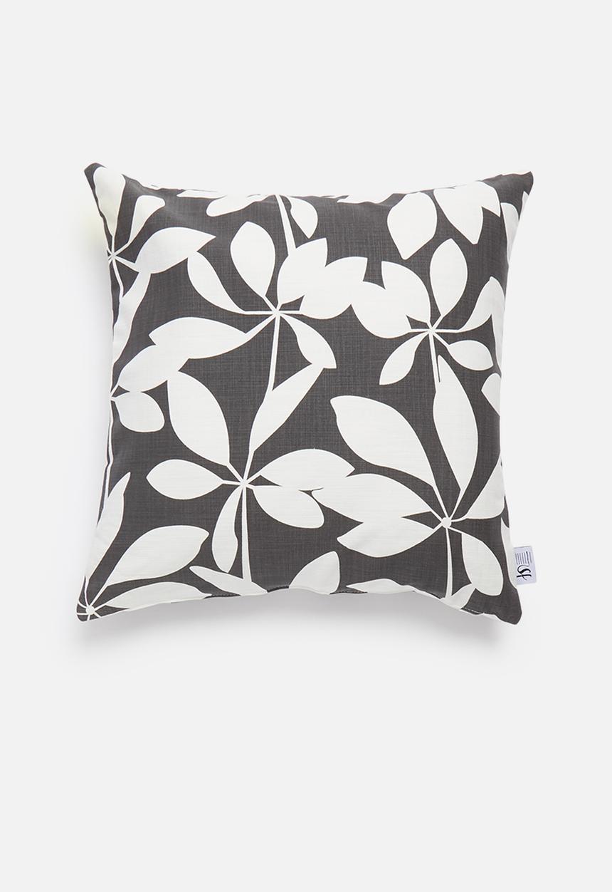 Sixth Floor - Cut-out cushion cover - charcoal
