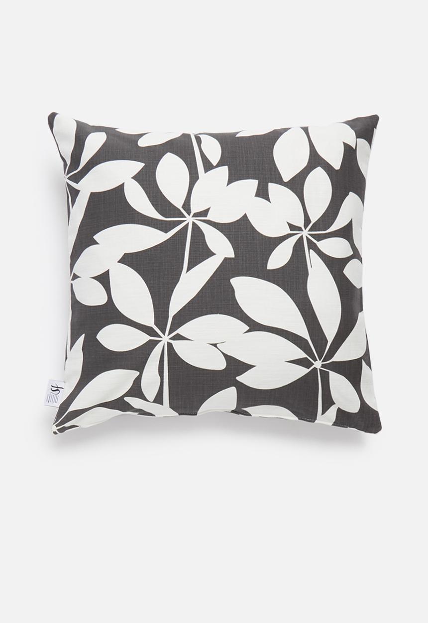 Sixth Floor - Cut-out cushion cover - charcoal