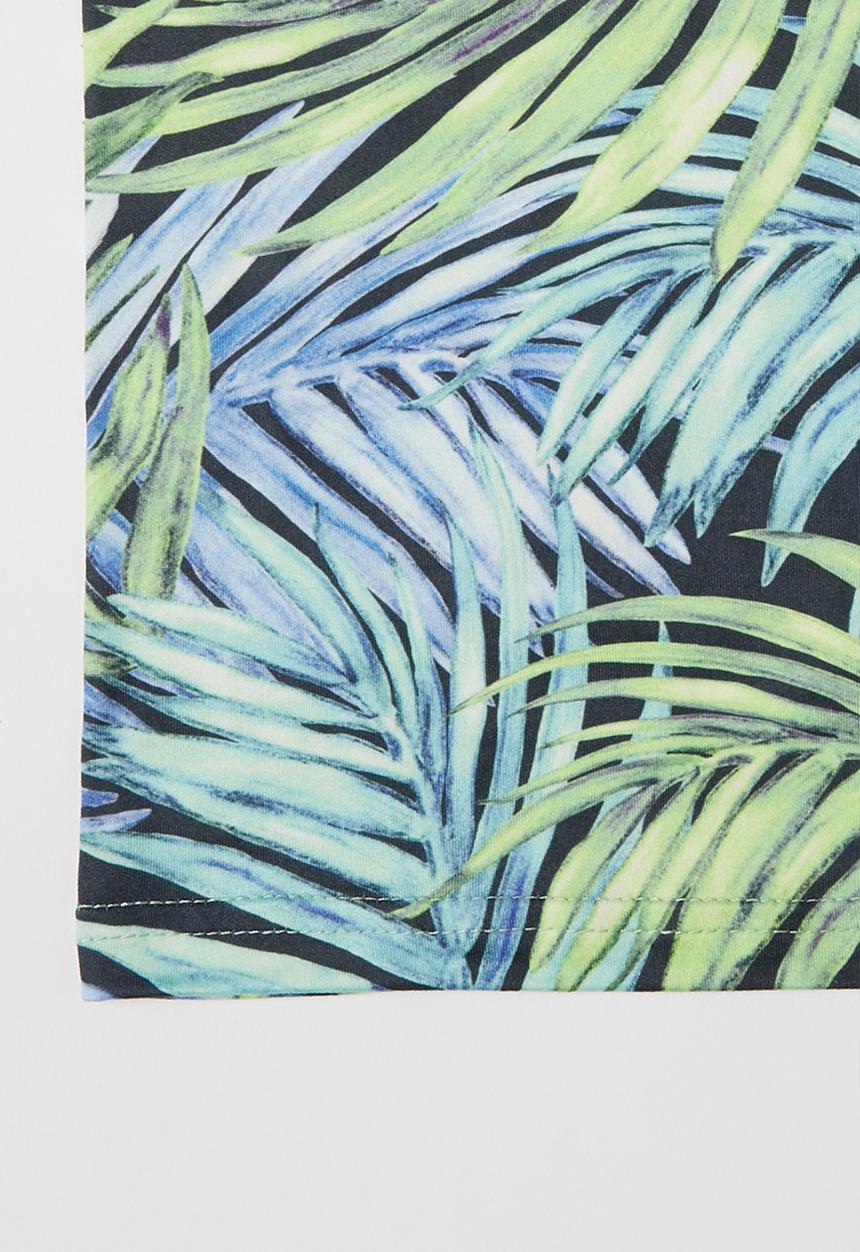 Superbalist - 2 Pack snood set - palm leaves & turquoise