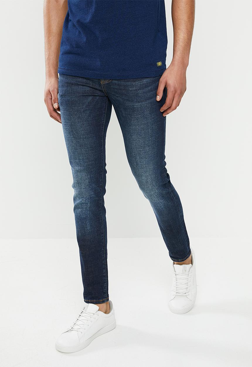 Superdry. - Travis skinny denim - dark blue